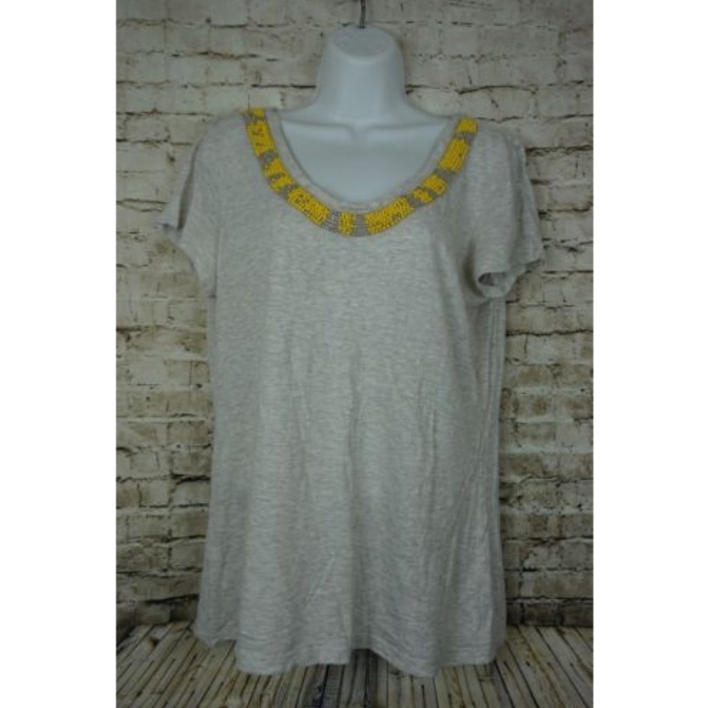 Banana Republic Milly Collection Beaded Top